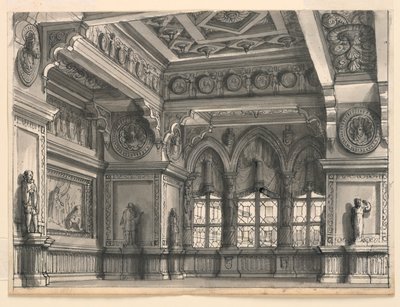 Cenário, Sala Gótica de Romolo Achille Liverani