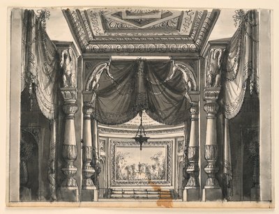 Cenário, Interior do Palácio Oriental de Romolo Achille Liverani