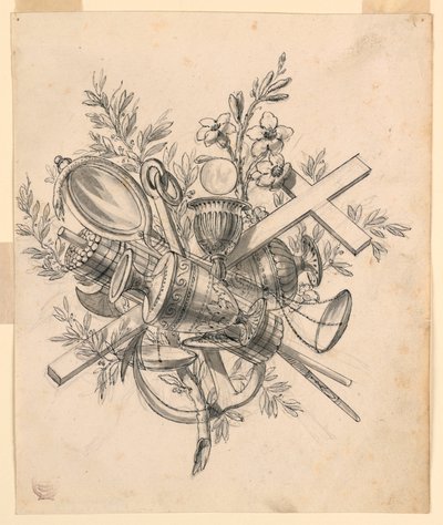 Troféu com Símbolos das Virtudes de Romolo Achille Liverani