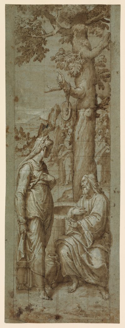 Cristo e a mulher de Samaria de Romulo Cincinnato
