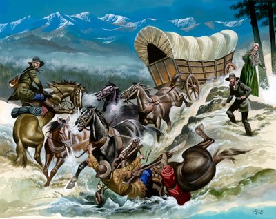 Acidente a caminho do Oeste de Ron Embleton
