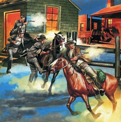 Billy the Kid - o infame pistoleiro de Ron Embleton