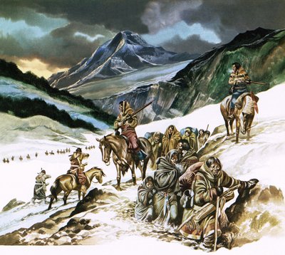 Índios vermelhos despossuídos de Ron Embleton