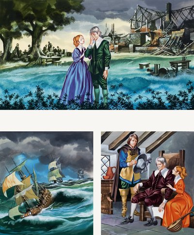 Ilustrações de contos de fadas de Ron Embleton