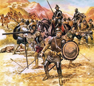 A expedição de Francisco de Coronado ao Oeste americano de Ron Embleton