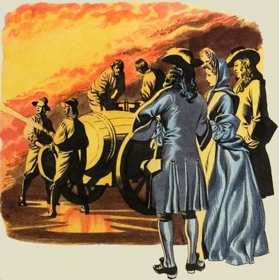 Grande Incêndio de Londres de Ron Embleton