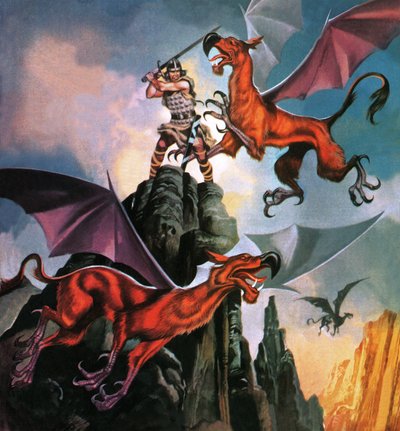 Hagen e os Griffins de Ron Embleton