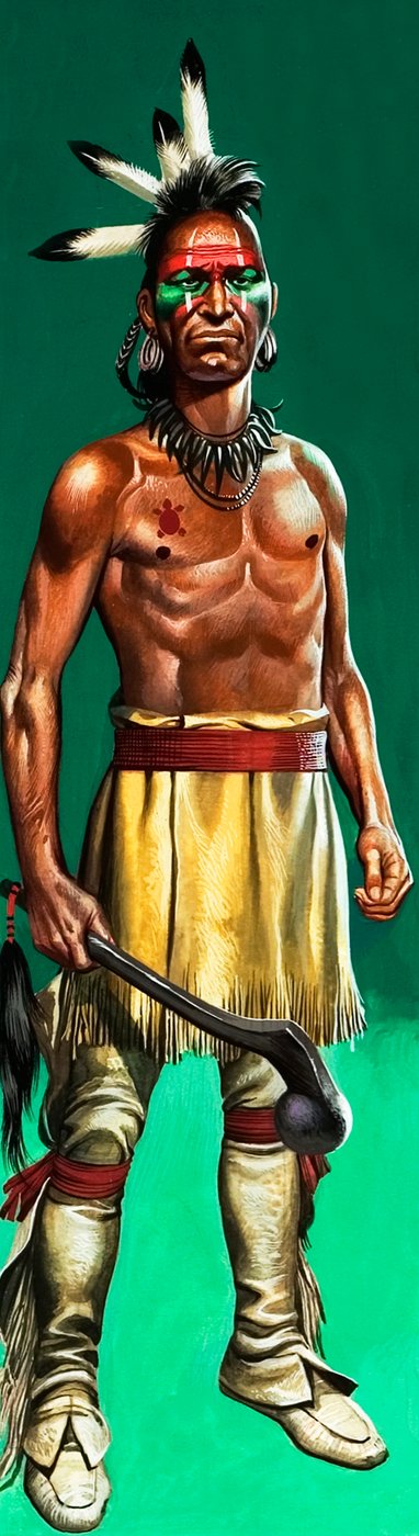 Guerreiro iroquês de Ron Embleton