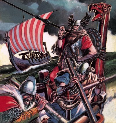 Leif Ericsson, o viking que fundou a América de Ron Embleton