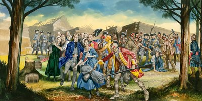 Massacre no Forte William Henry de Ron Embleton