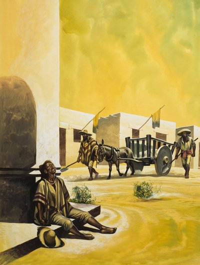 México sob Santa Anna (1794-1876) (guache sobre papel) de Ron Embleton
