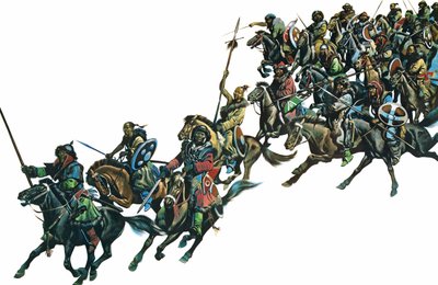Guerreiros mongóis de Ron Embleton