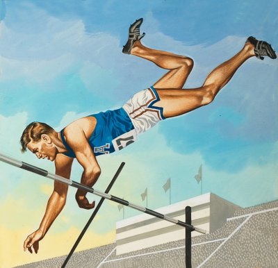 Salto com vara de Ron Embleton