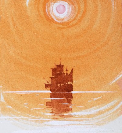 Navio à vela de Ron Embleton