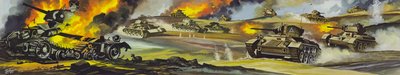 A Batalha de El Alamein de Ron Embleton