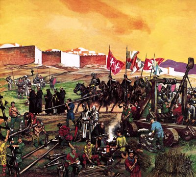 As Cruzadas. A tomada de Jerusalém de Ron Embleton