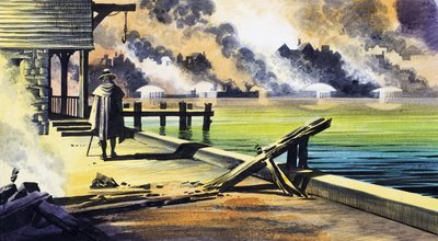 O Grande Incêndio de Londres de Ron Embleton