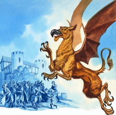 A Lenda de Gudrun: Hagen e os grifos de Ron Embleton