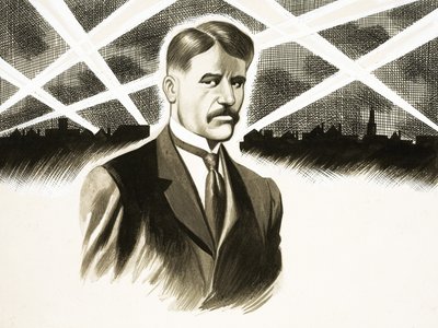 O seu Diário da Semana: Zeppelin Raids (Arnold Bennett) de Ron Embleton