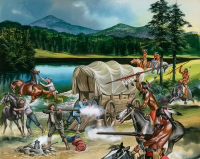 Quando o homem vermelho cavalgava: Os Nez Perce de Ron Embleton