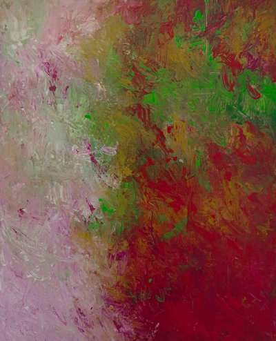 Cores abstratas e energéticas de Ron Halfant