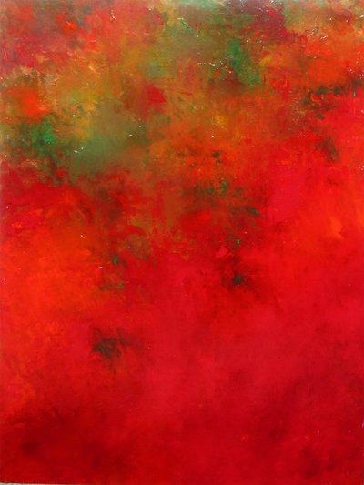 Verdes abstratos e intensos de Ron Halfant