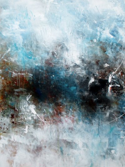 Águas Abstratas e Tempestuosas de Ron Halfant