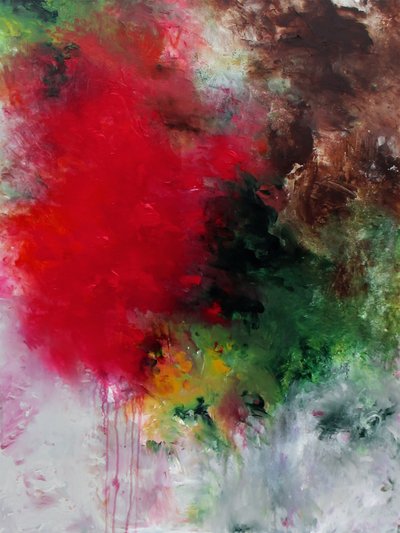 Expressionismo Abstrato Vibrante de Ron Halfant