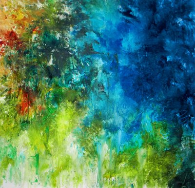 Natureza abstrata e vibrante de Ron Halfant