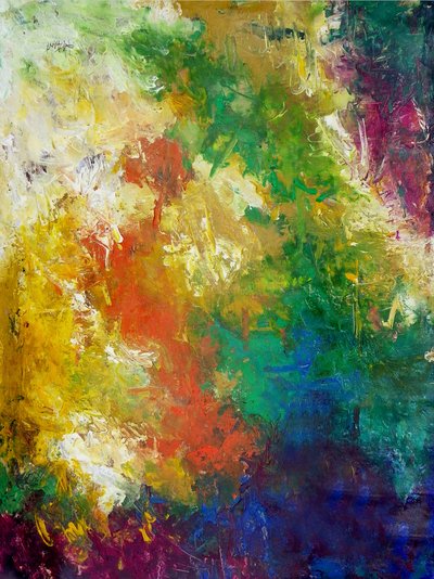 Pinceladas de cores vibrantes de Ron Halfant