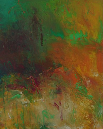 Paisagem abstrata vívida de Ron Halfant