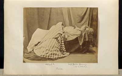 [Lady Middleton como "Elaine" e Sophy L.M. no Tableau Vivant de "Idylls of the King"]. de Ronald Ruthven Leslie Melville