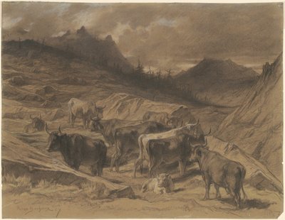 Gado em Auvergne de Rosa Bonheur