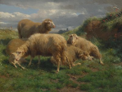 Uma paisagem com ovelhas de Rosa Bonheur