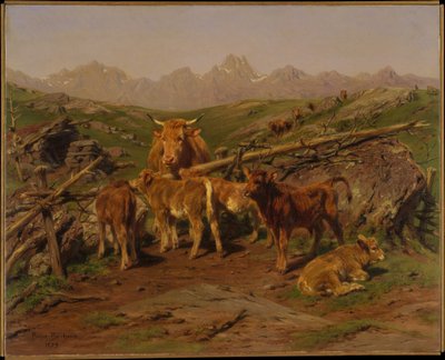 O desmame dos vitelos de Rosa Bonheur