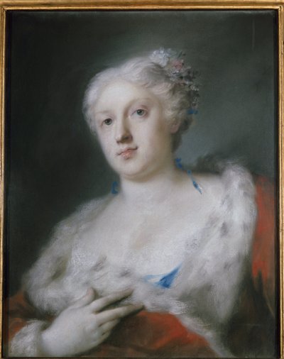 Auto-retrato (Auto-retrato) Pintura de Rosalba Carriera (1675-1757) Turim, Galleria Sabauda de Rosalba Giovanna Carriera