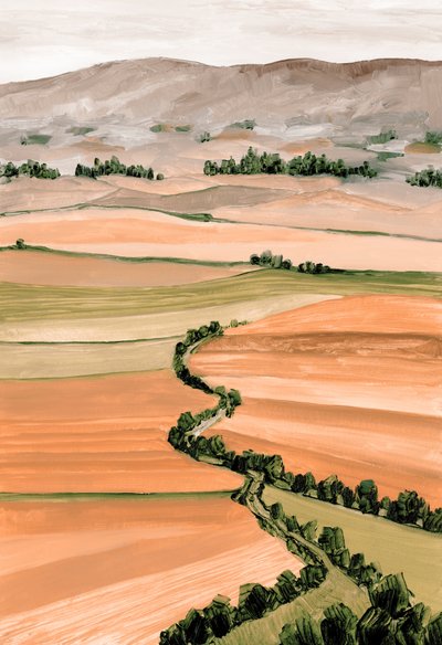 Panorama dos Campos Ondulantes de Rosana Laiz Blursbyai