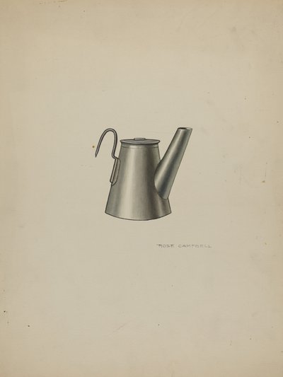 Lâmpada de óleo do mineiro de Rose Campbell Gerke