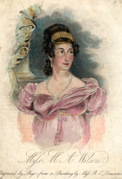 Senhorita M A Wilson, c1820-1850 de Rose Emma Drummond