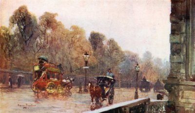 Grosvenor Place em um dia molhado de Rose Maynard Barton
