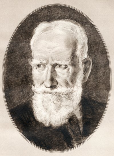 George Bernard Shaw, de biografias vivas de homens famosos. de Ross Gordon