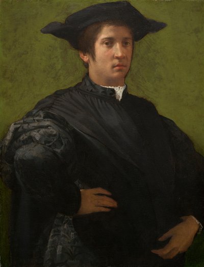 Retrato de um homem de Rosso Fiorentino