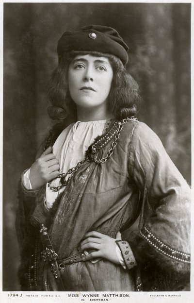 Edith Wynne Matthison, atriz britânica, c1907. de Rotary Photo
