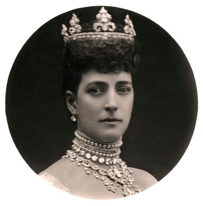 Rainha Alexandra 1844-1925, rainha consorte do rei Eduardo VII, final do século XIX. de Rotary Photo