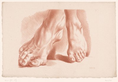 Dois pés
Princípios de desenho da natureza, parte cinco (título da série)
Ve Cahier de Principes du Dessin d