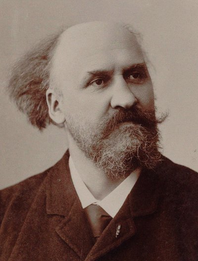 Retrato do compositor Charles Lenepveu 1840-1910, 1891. de Rouen . Photo studio J. Fontaine
