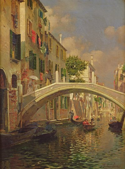 Ponte Ognissanti, San Trovaso, Veneza de Rubens Santoro