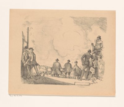 Pista de cavalos em Berlim Rennplatz em Berlim (título no objeto) de Rudolf Grossmann