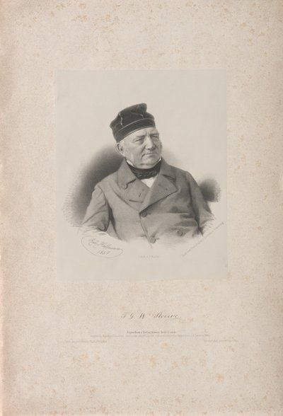 Friedrich Georg Wilhelm Vasily Yakovlevich von Struve 1793-1864, 1857. de Rudolf Hoffmann