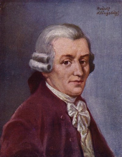 Haydn (lito colorido) de Rudolf Klingsbogl